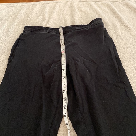 Theory 100% silk thin joggers with pockets. Simply beautiful & so comfy - Picture 7 of 13